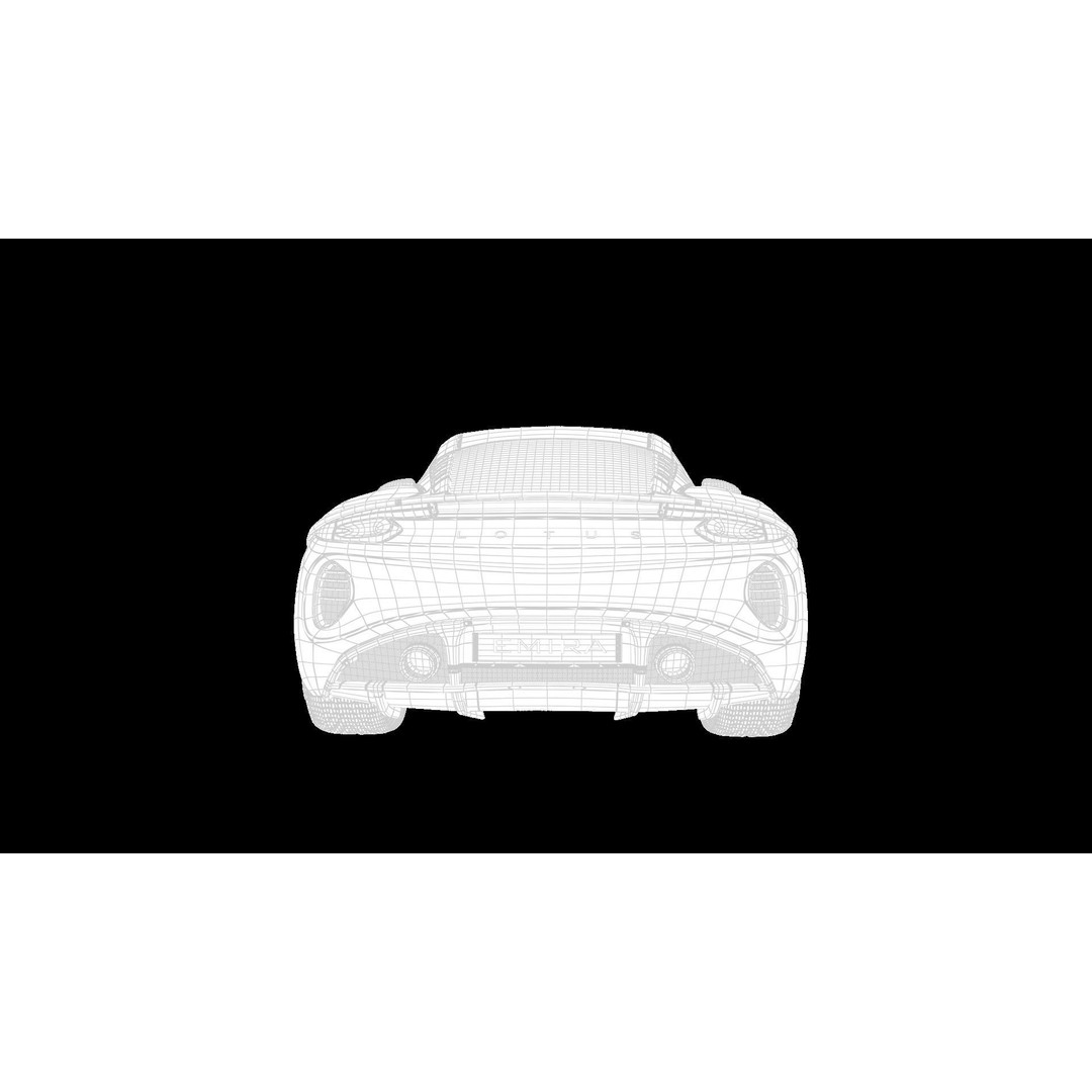 Lotus Emira 3D Model – Low Poly Vehicle, FBX, Game Ready - View 20