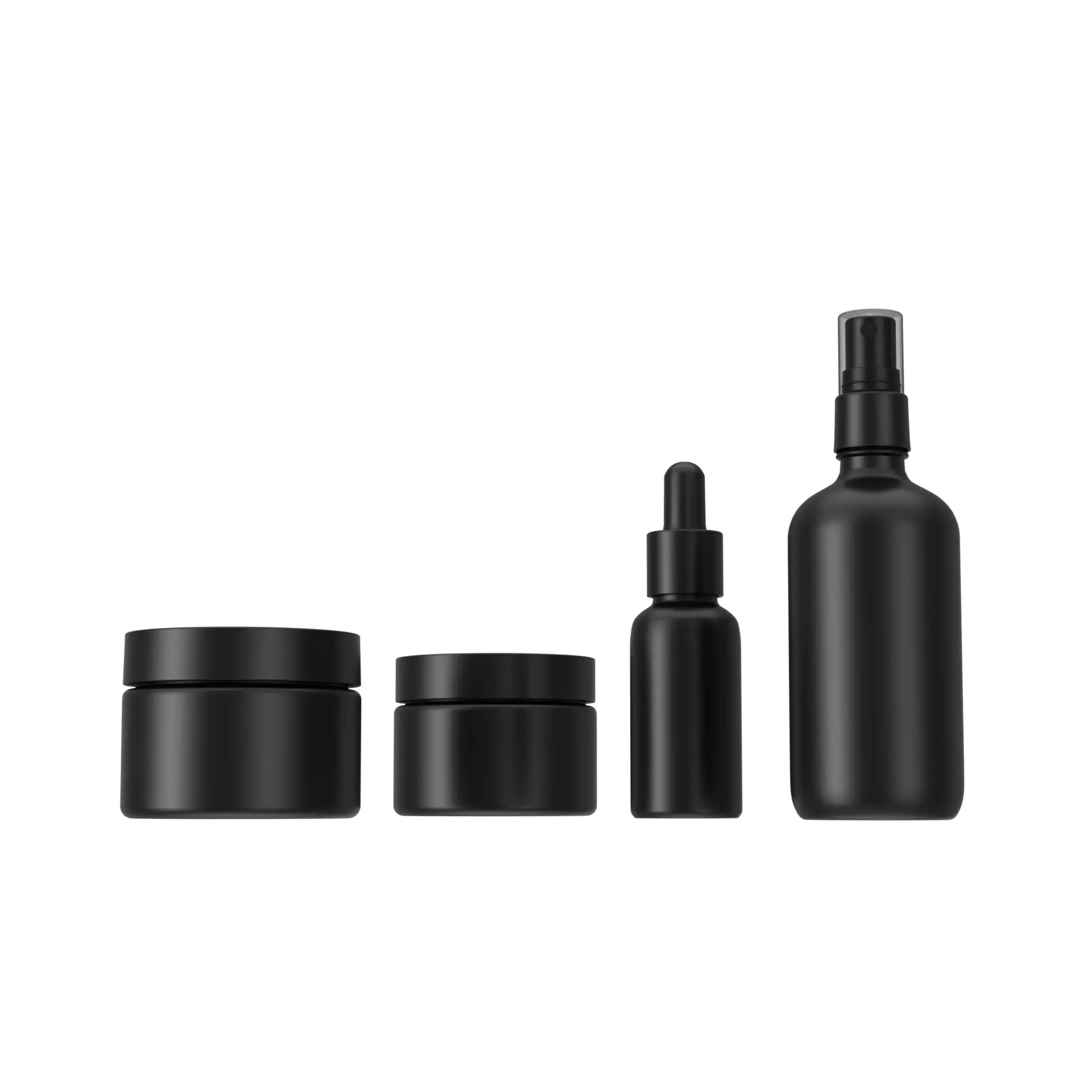 Cosmetic Jars and Bottles - Game-Ready 3D Model - View 2