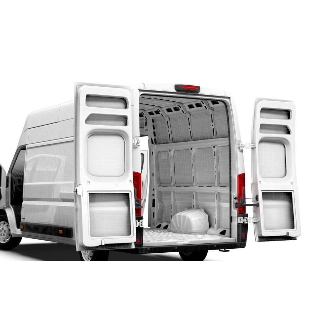 Citroen Jumper Van L4H3 3D Model – High Quality Interior, FBX, OBJ - View 18