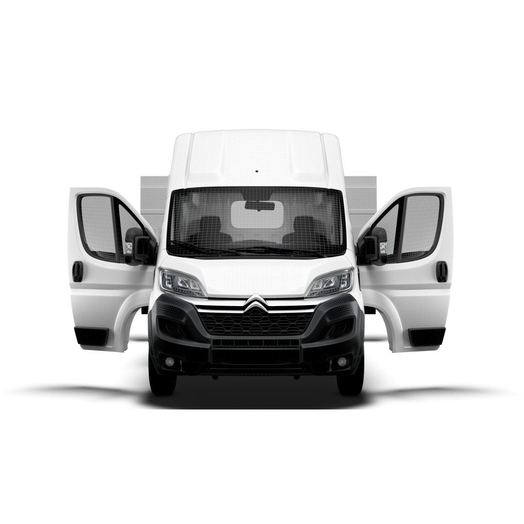 Citroen Jumper Van L4H3 3D Model – High Quality Interior, FBX, OBJ - View 22