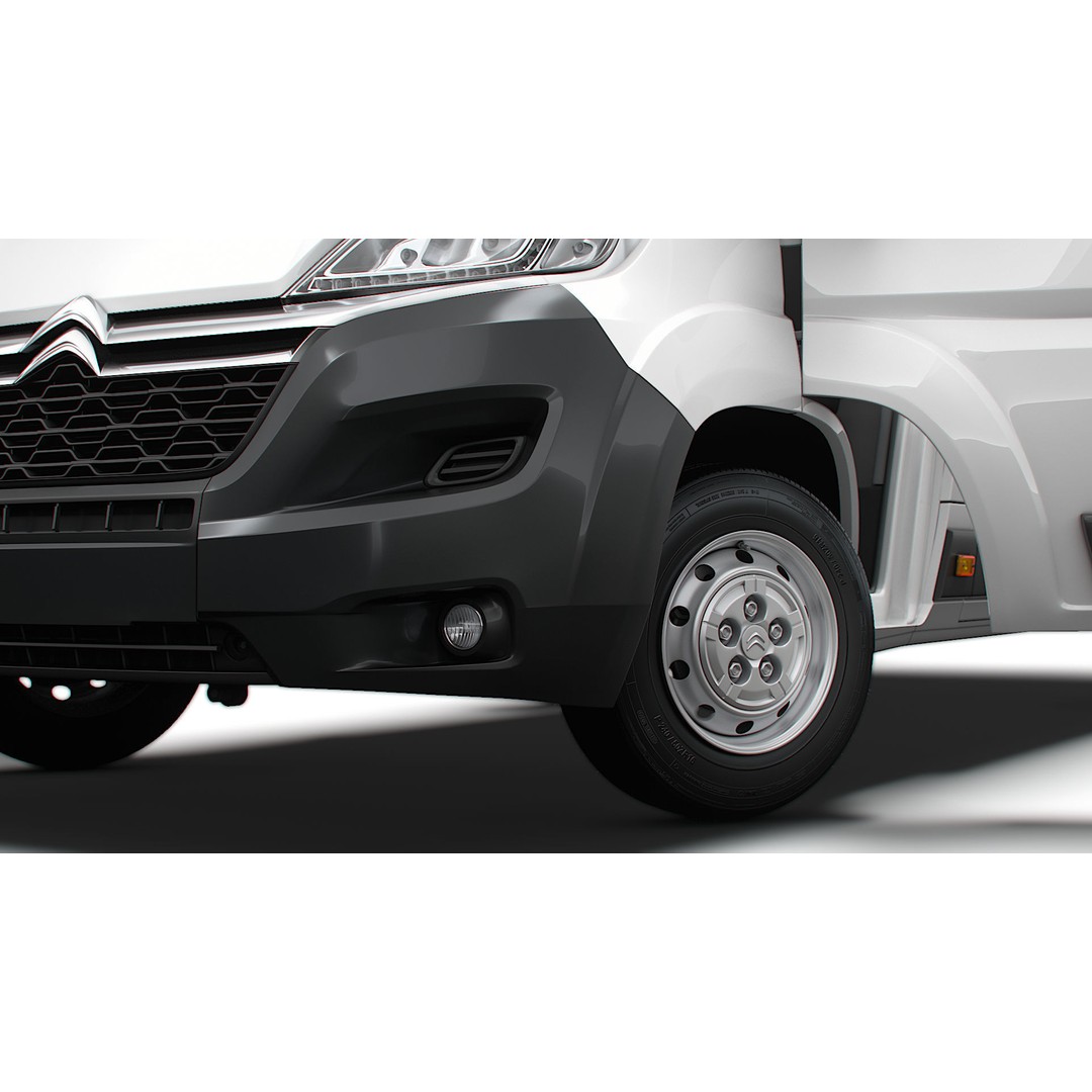 Citroen Jumper Van L4H3 3D Model – High Quality Interior, FBX, OBJ - View 5