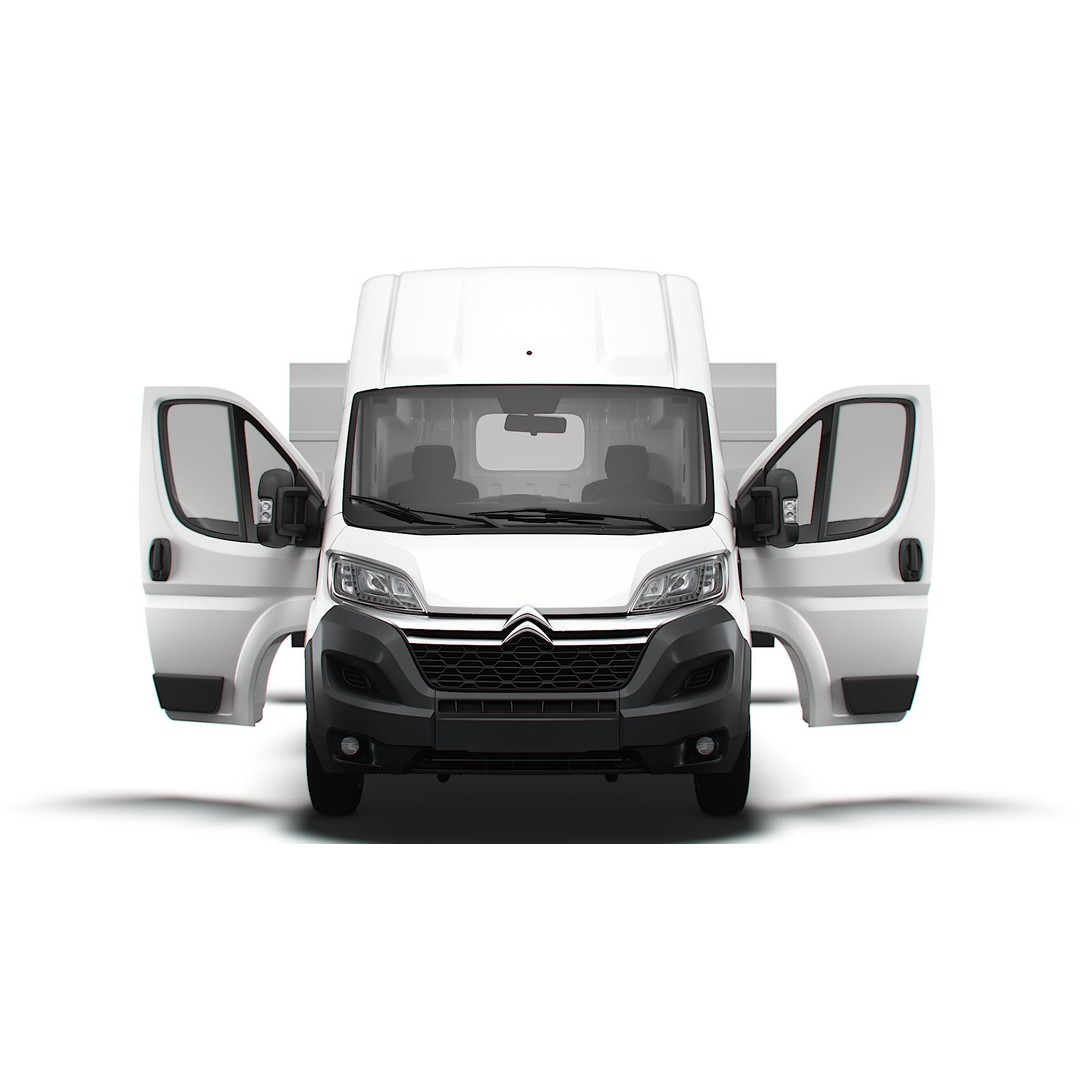 Citroen Jumper Van L4H3 3D Model – High Quality Interior, FBX, OBJ - View 8