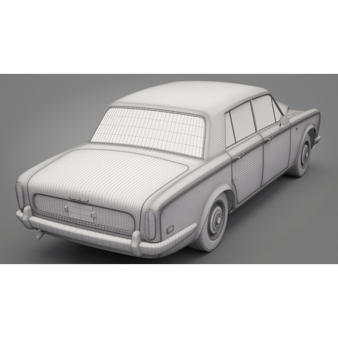 Generic Old Car 3D Model – Luxury Vehicle with Textures, FBX, OBJ