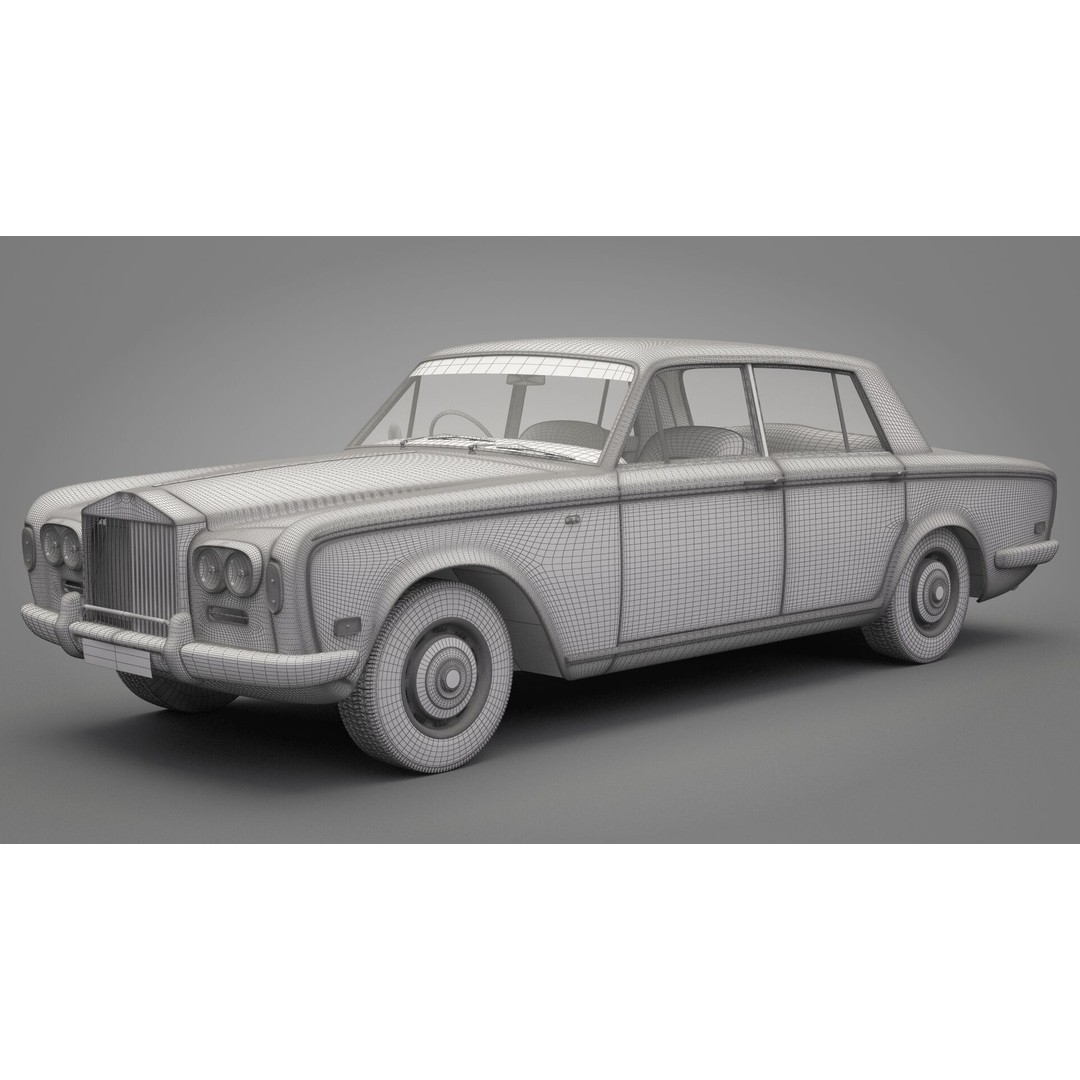 Generic Old Car 3D Model – Luxury Vehicle with Textures, FBX, OBJ - View 20