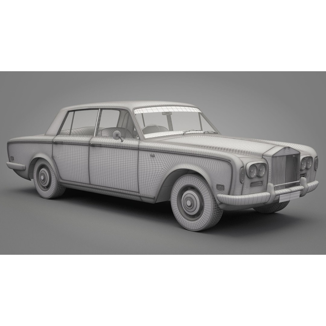 Generic Old Car 3D Model – Luxury Vehicle with Textures, FBX, OBJ - View 21