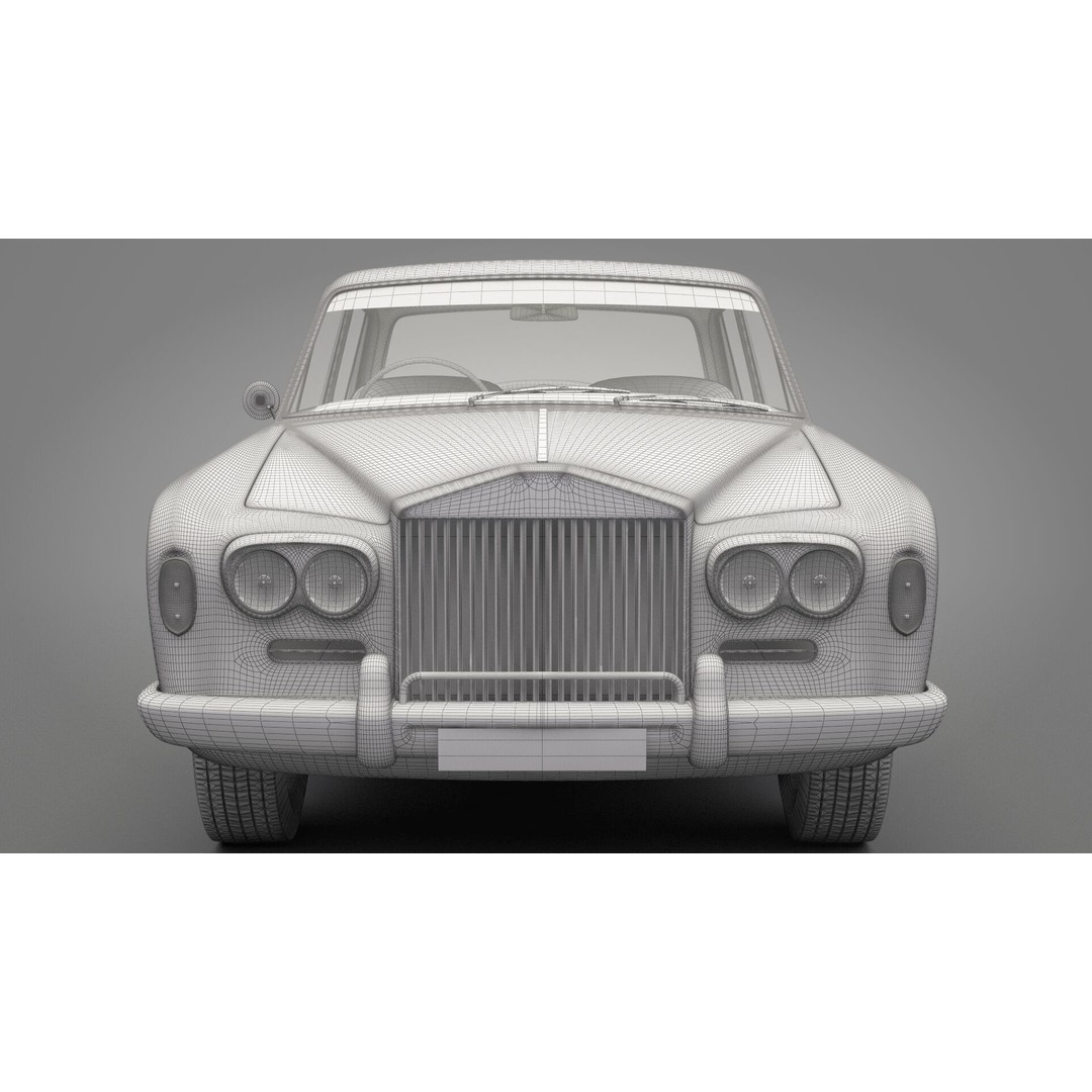 Generic Old Car 3D Model – Luxury Vehicle with Textures, FBX, OBJ - View 24