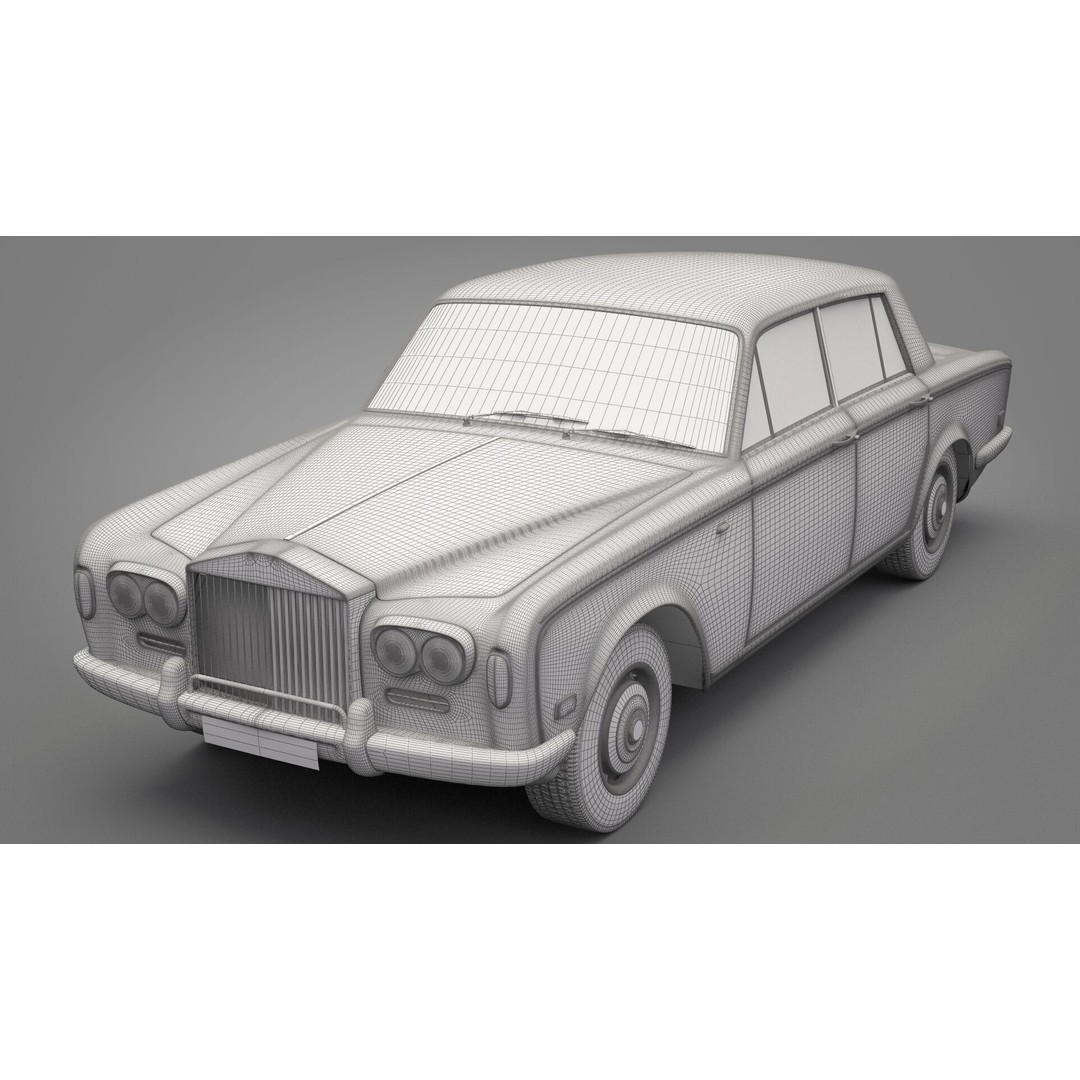 Generic Old Car 3D Model – Luxury Vehicle with Textures, FBX, OBJ - View 26