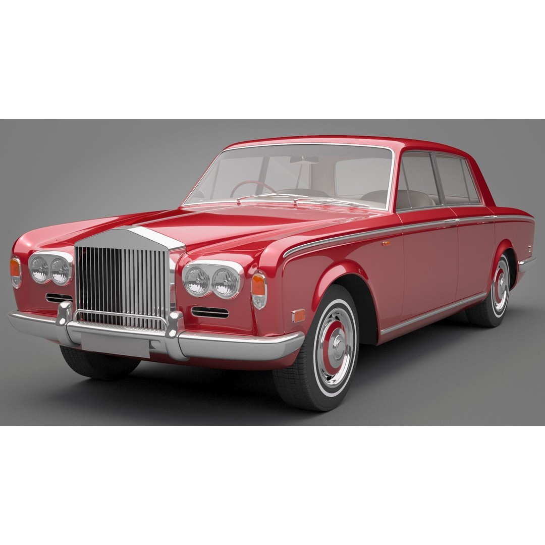 Generic Old Car 3D Model – Luxury Vehicle with Textures, FBX, OBJ - View 3