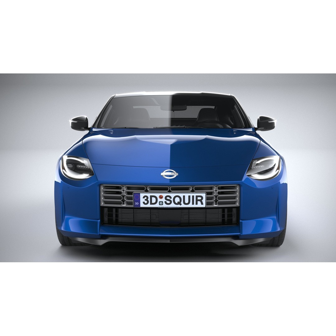 Nissan Z 2023 3D Model – High Poly Sport Coupe with Multiple Formats - View 15