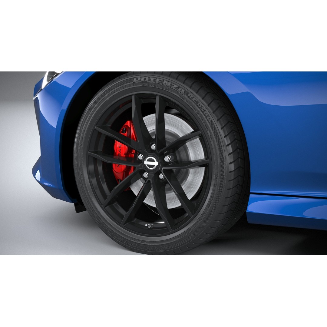 Nissan Z 2023 3D Model – High Poly Sport Coupe with Multiple Formats - View 18