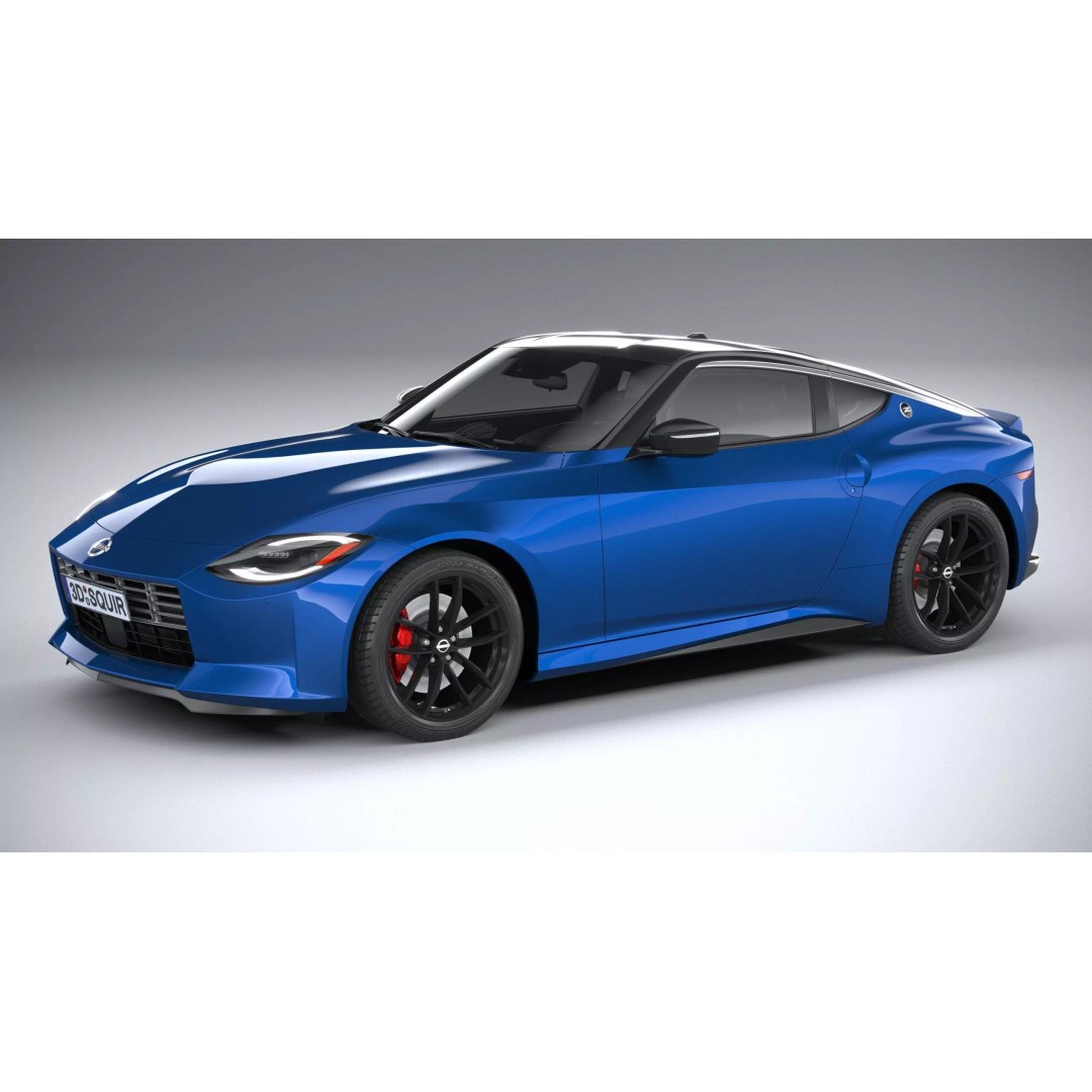 Nissan Z 2023 3D Model – High Poly Sport Coupe with Multiple Formats - View 2