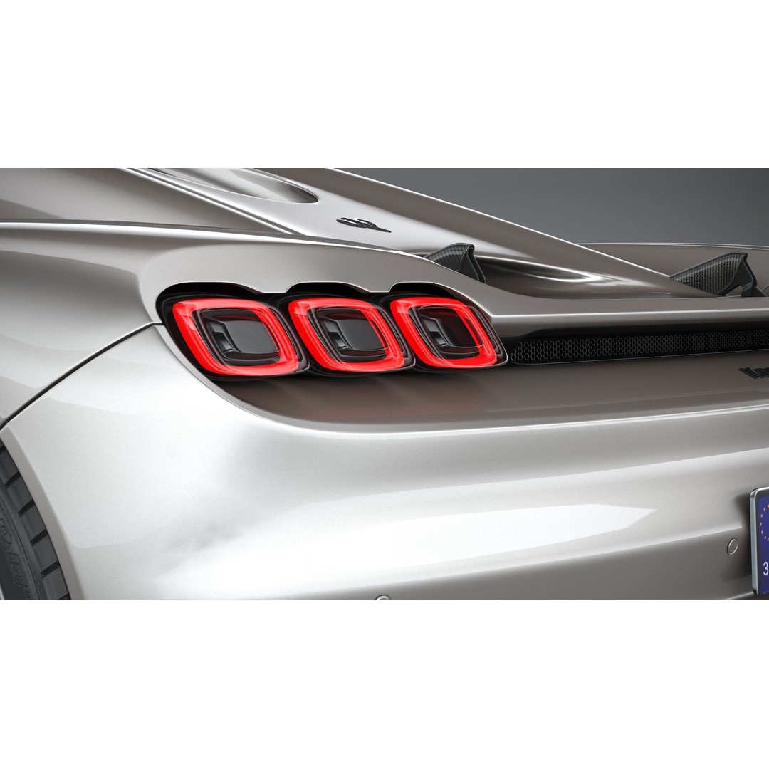 Koenigsegg CC850 3D Model – High Poly Sport Car Asset, FBX, OBJ - View 17