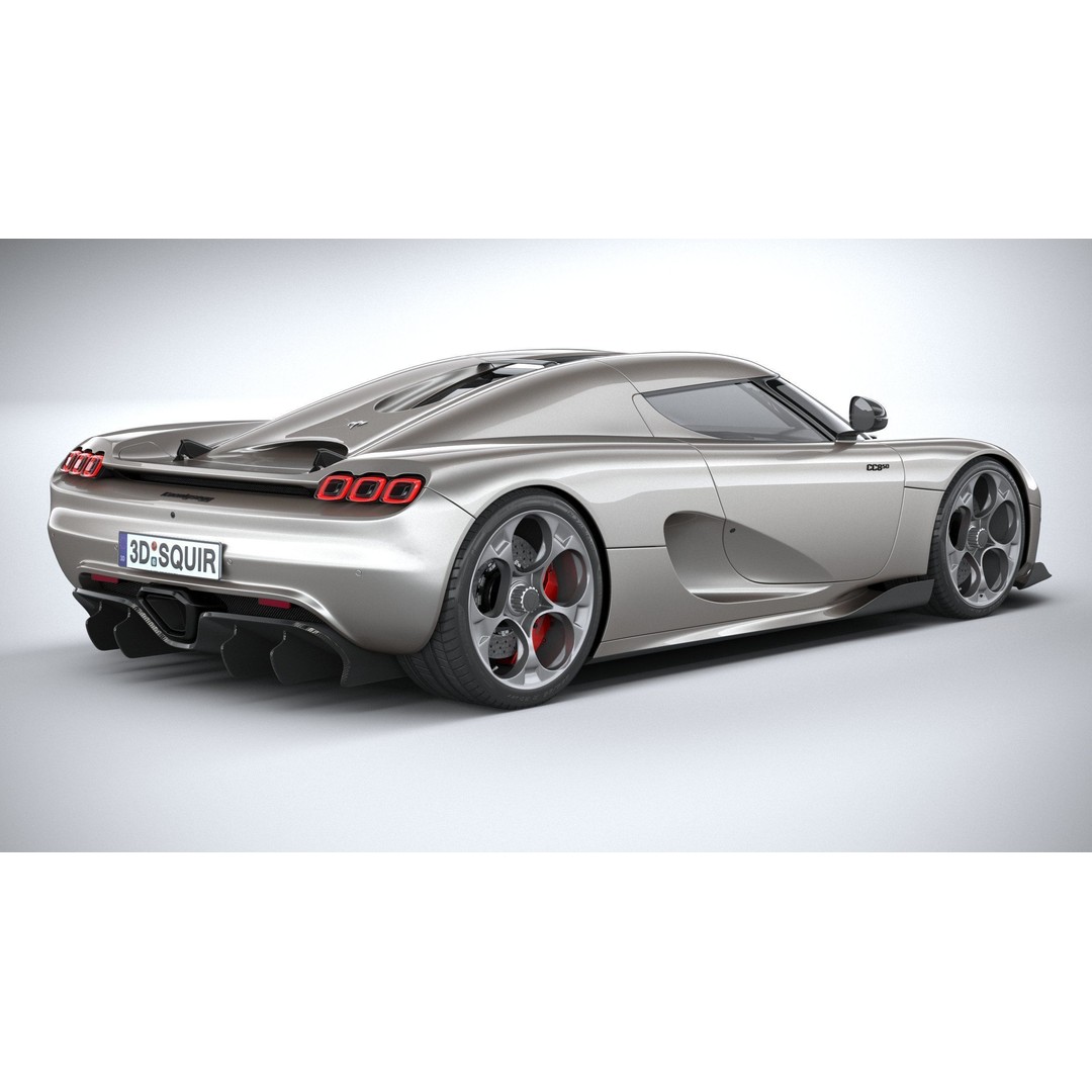 Koenigsegg CC850 3D Model – High Poly Sport Car Asset, FBX, OBJ - View 19