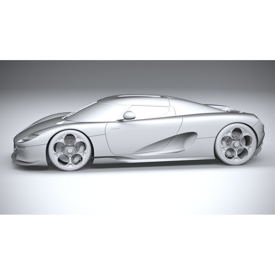 Koenigsegg CC850 3D Model – High Poly Sport Car Asset, FBX, OBJ - View 24