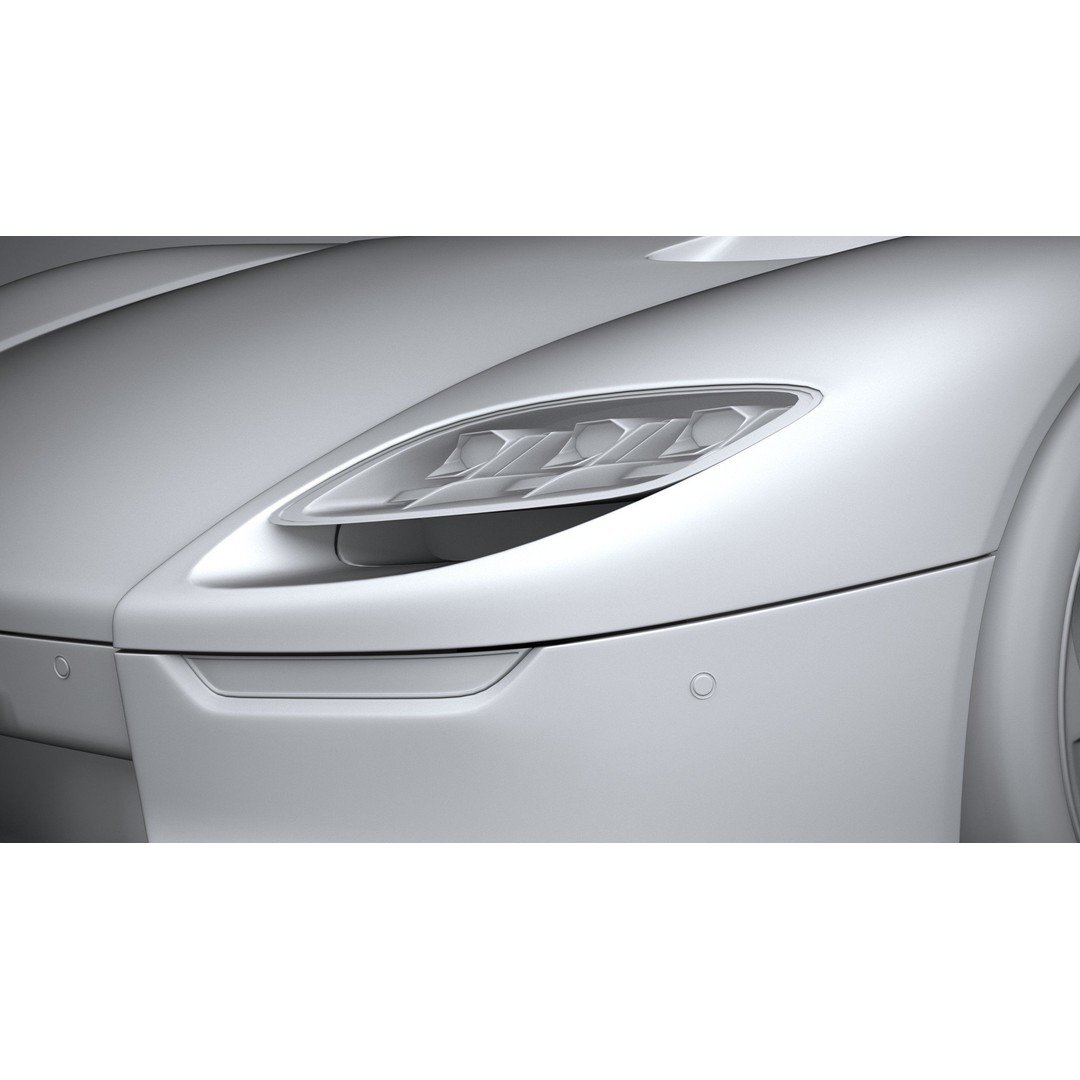Koenigsegg CC850 3D Model – High Poly Sport Car Asset, FBX, OBJ - View 25