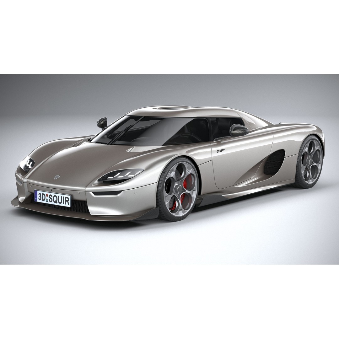 Koenigsegg CC850 3D Model – High Poly Sport Car Asset, FBX, OBJ - View 3