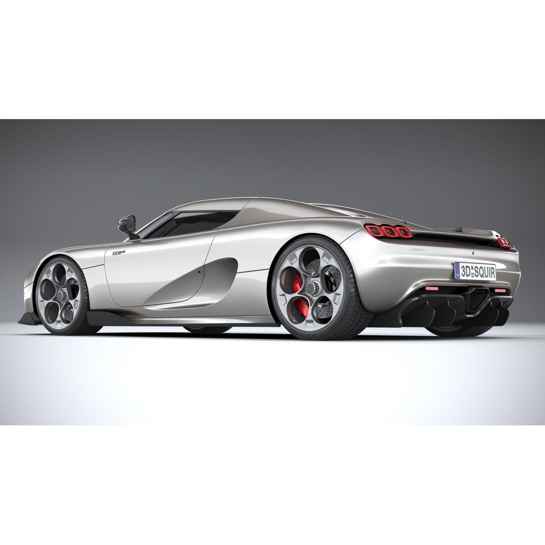 Koenigsegg CC850 3D Model – High Poly Sport Car Asset, FBX, OBJ - View 7