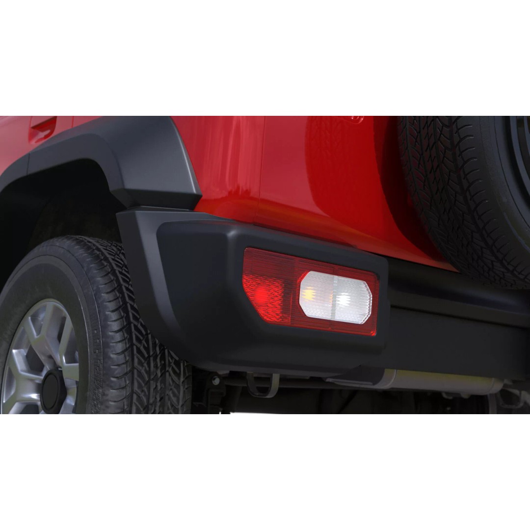 Red SUV 3D Model – Rigged Compact Off-Road Vehicle, FBX, PBR - View 19