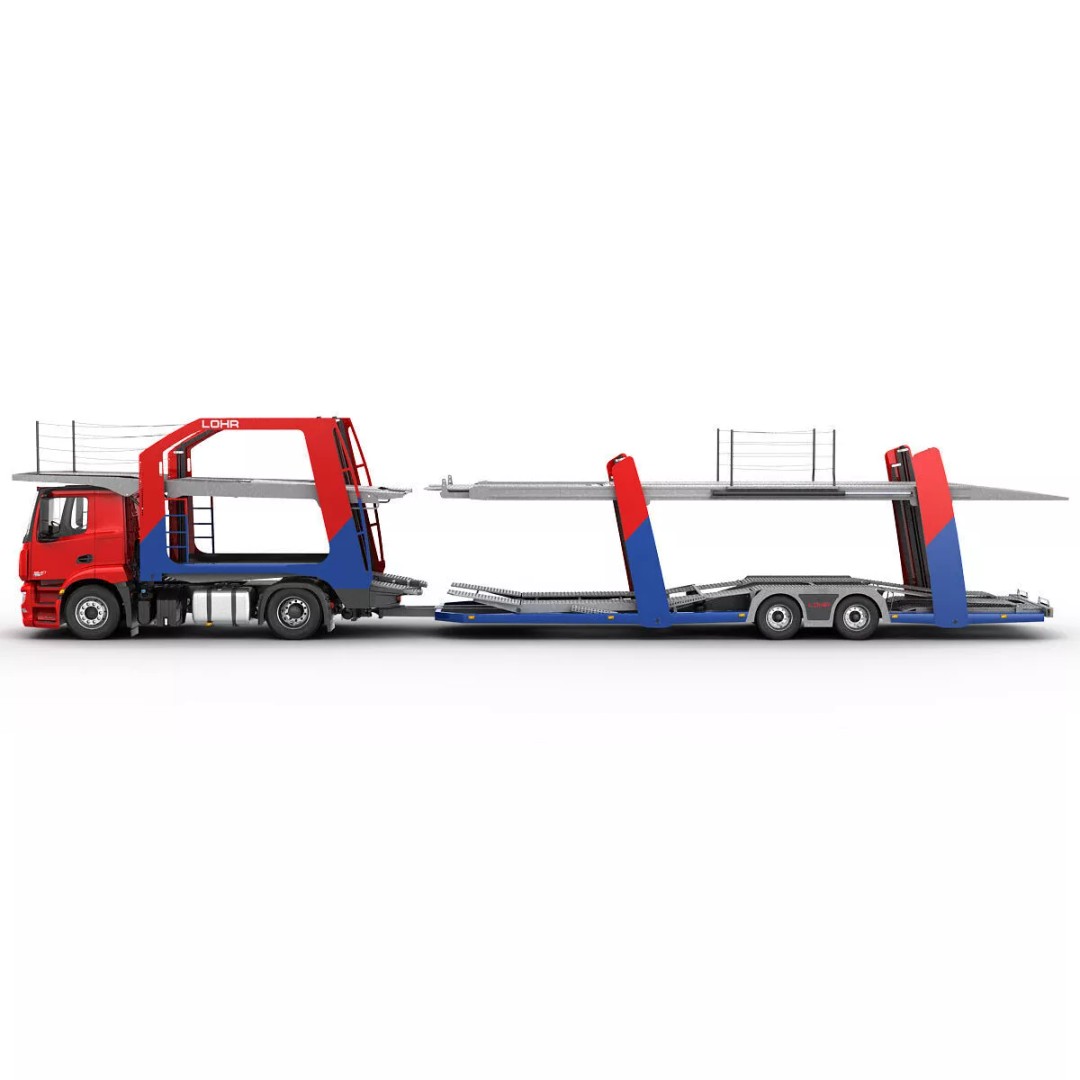 Mercedes-Benz Antos 3D Model – Realistic Truck Transporter, FBX, OBJ - View 10