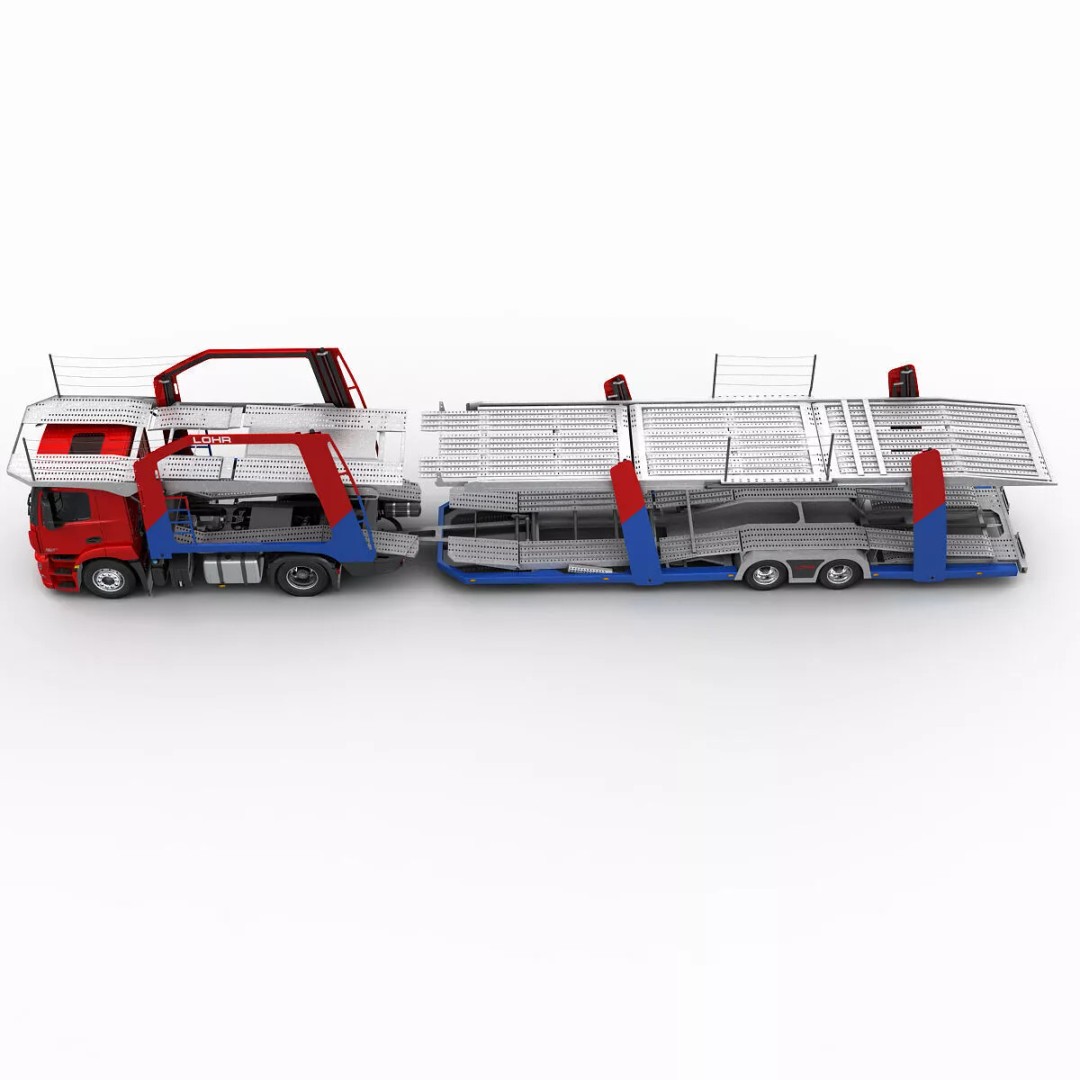 Mercedes-Benz Antos 3D Model – Realistic Truck Transporter, FBX, OBJ - View 12