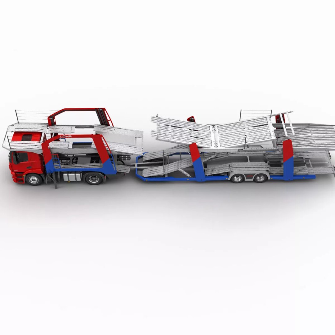 Mercedes-Benz Antos 3D Model – Realistic Truck Transporter, FBX, OBJ - View 13