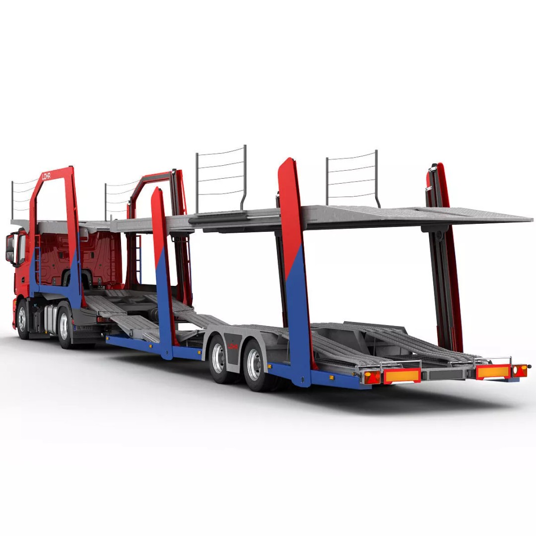 Mercedes-Benz Antos 3D Model – Realistic Truck Transporter, FBX, OBJ - View 14