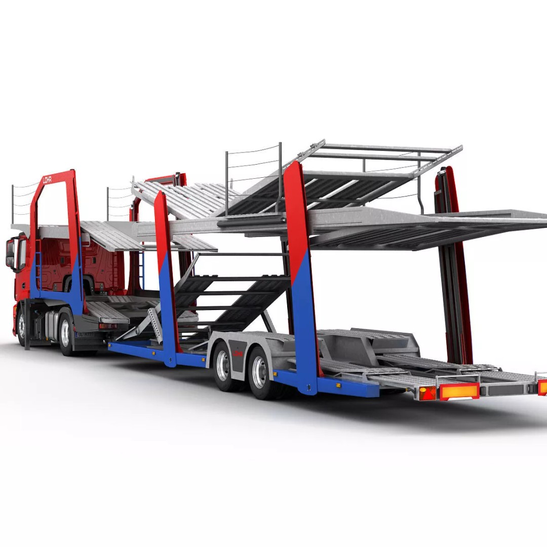 Mercedes-Benz Antos 3D Model – Realistic Truck Transporter, FBX, OBJ - View 15