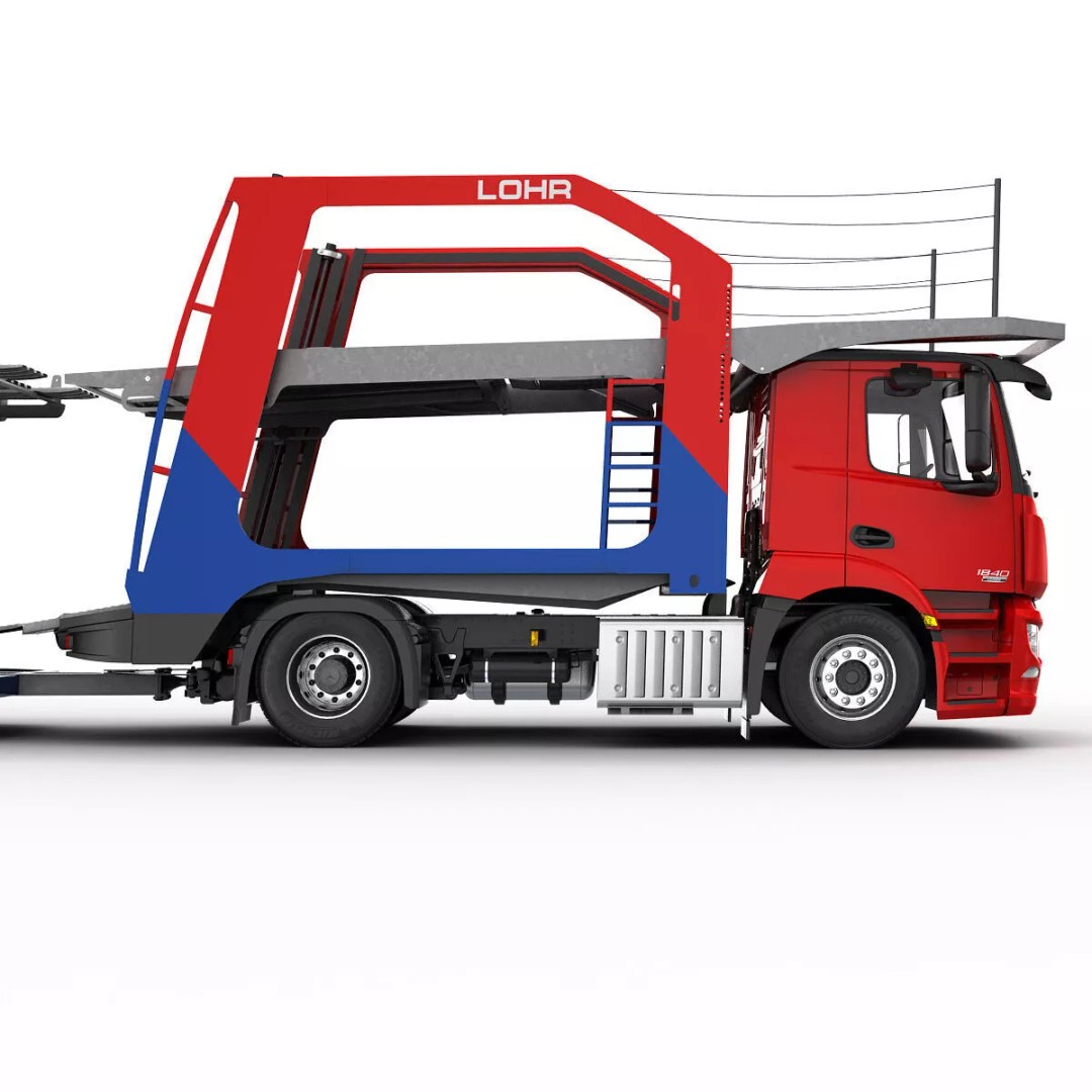 Mercedes-Benz Antos 3D Model – Realistic Truck Transporter, FBX, OBJ - View 18