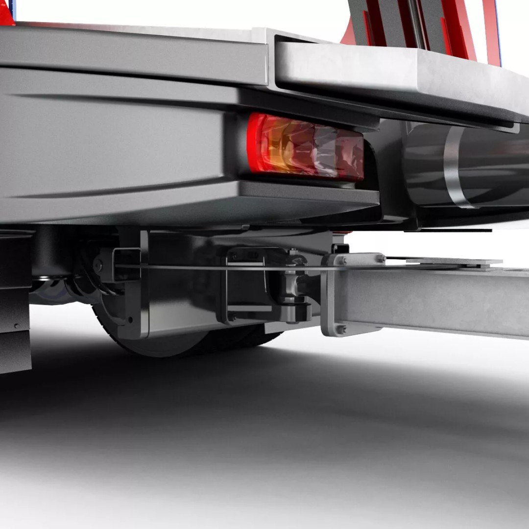 Mercedes-Benz Antos 3D Model – Realistic Truck Transporter, FBX, OBJ - View 22