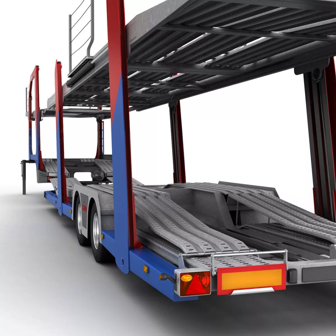 Mercedes-Benz Antos 3D Model – Realistic Truck Transporter, FBX, OBJ - View 30
