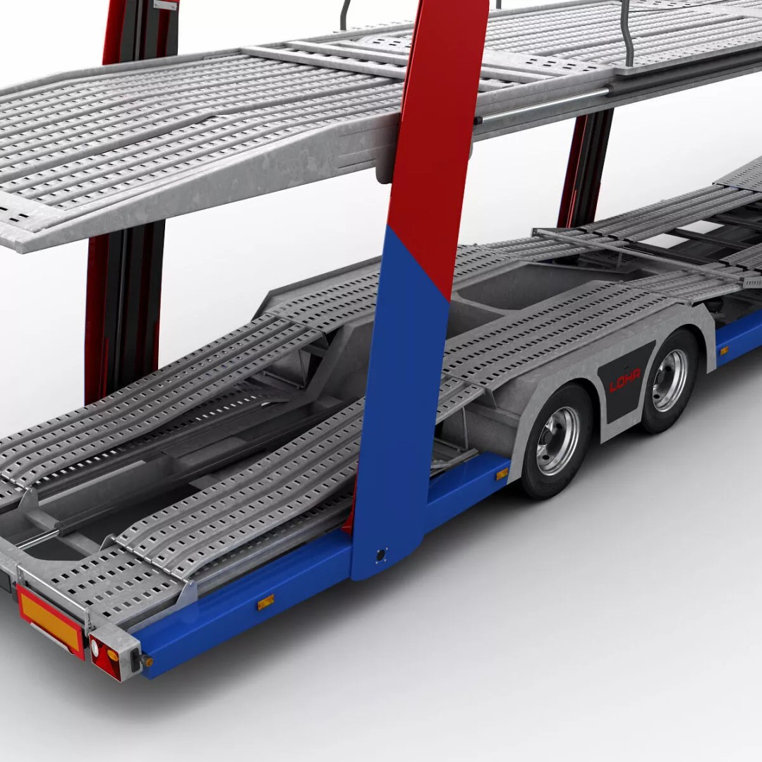 Mercedes-Benz Antos 3D Model – Realistic Truck Transporter, FBX, OBJ - View 31