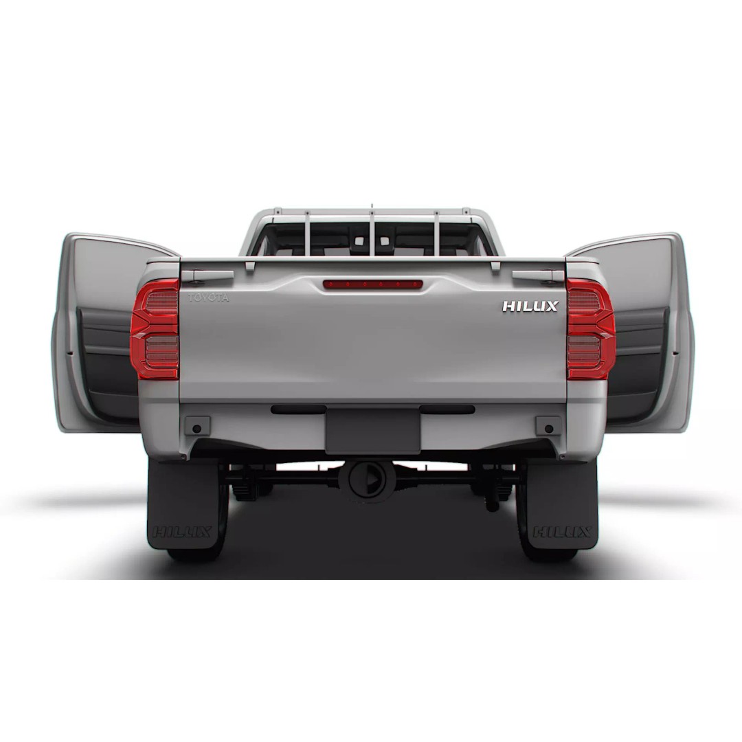 Toyota Hilux RegCab 3D Model – High-Quality SUV, FBX, PBR Textures - View 10