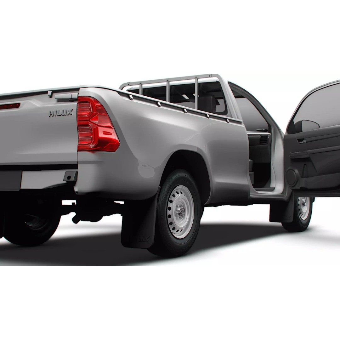 Toyota Hilux RegCab 3D Model – High-Quality SUV, FBX, PBR Textures - View 15