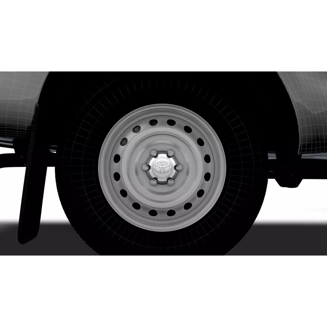 Toyota Hilux RegCab 3D Model – High-Quality SUV, FBX, PBR Textures - View 25