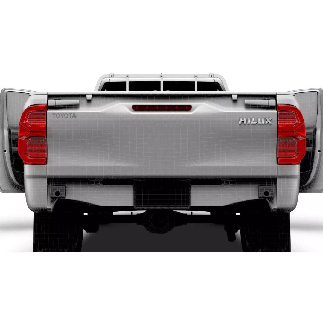 Toyota Hilux RegCab 3D Model – High-Quality SUV, FBX, PBR Textures - View 26