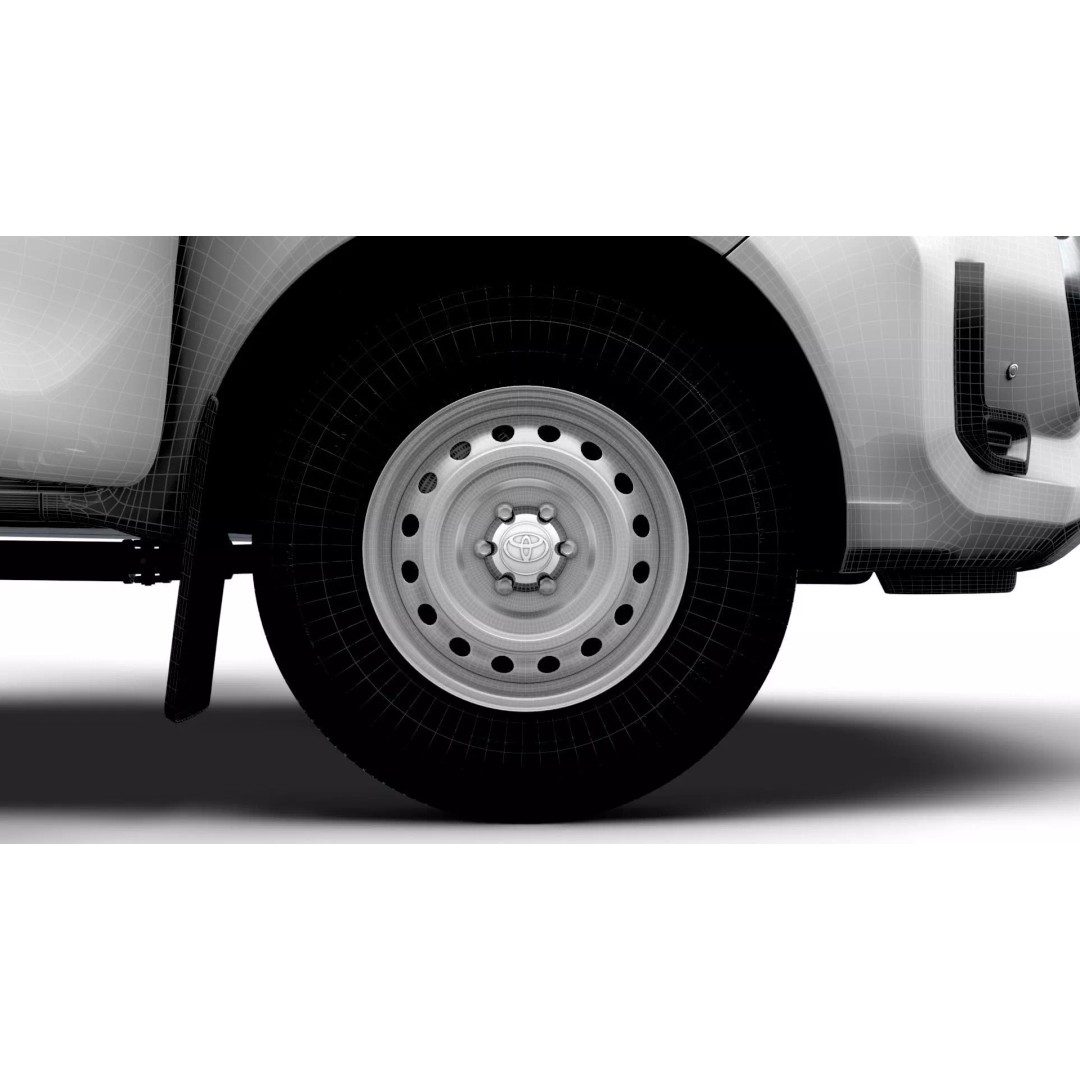 Toyota Hilux RegCab 3D Model – High-Quality SUV, FBX, PBR Textures - View 28