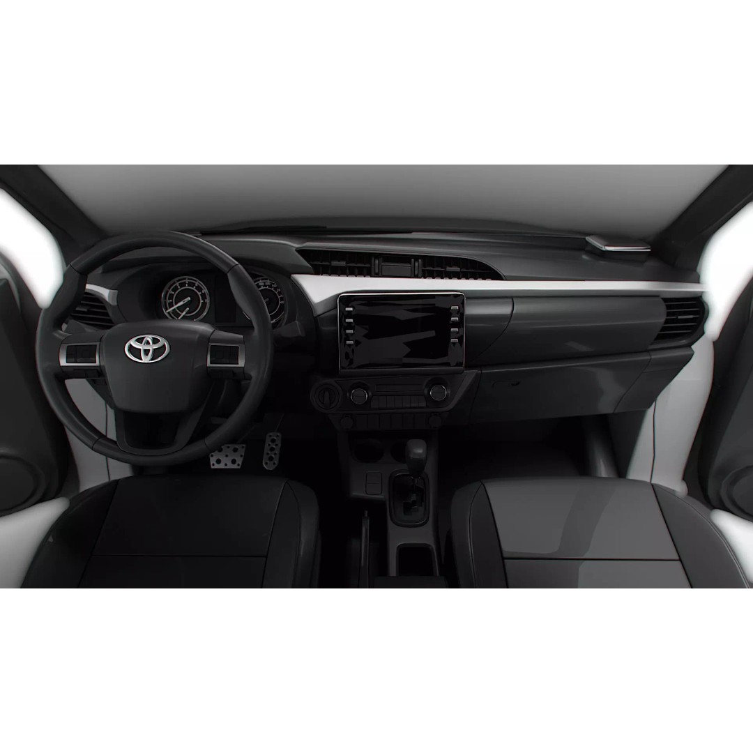 Toyota Hilux RegCab 3D Model – High-Quality SUV, FBX, PBR Textures - View 3