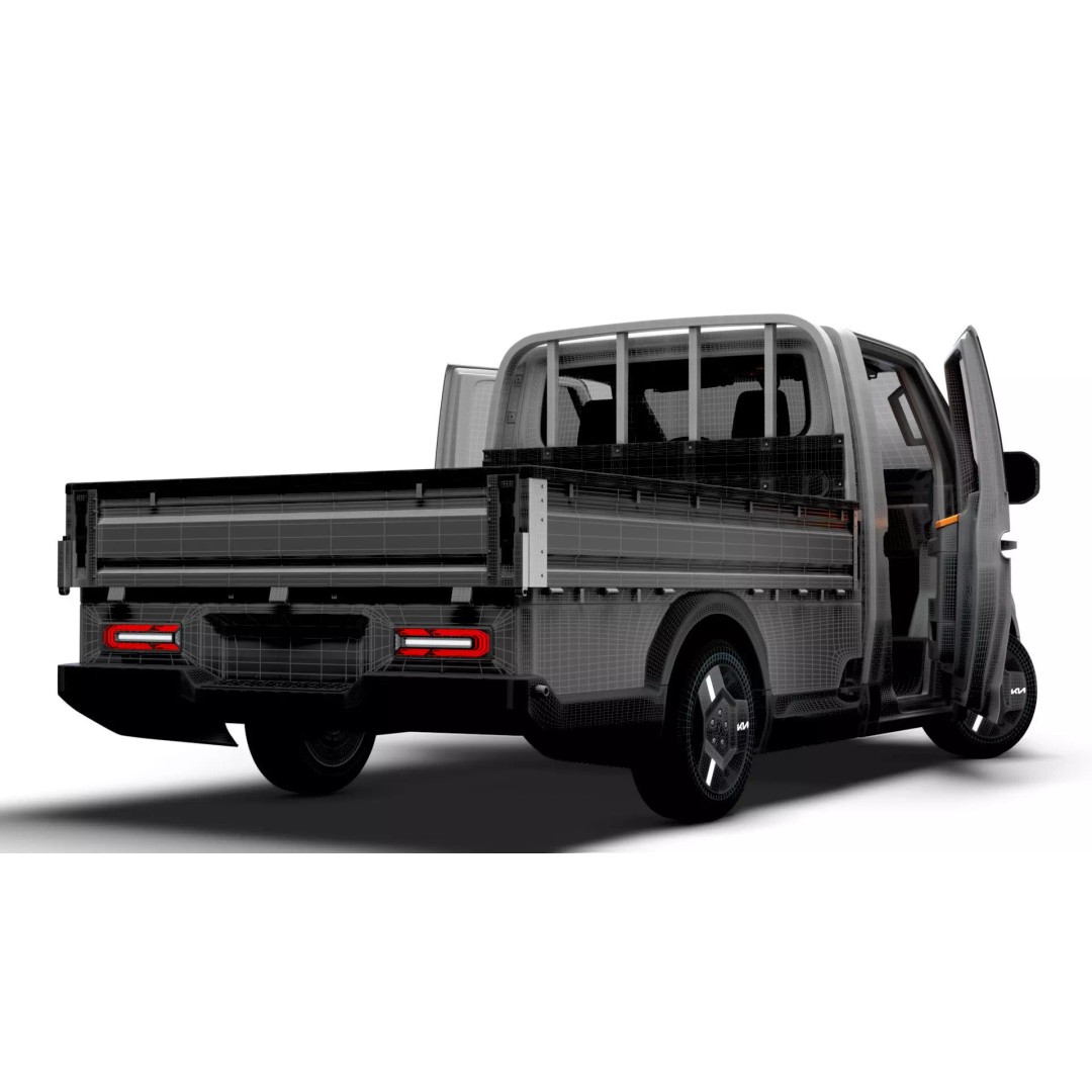 KIA PV5 Chassis OpenBed 3D Model – High Poly Vehicle Asset, FBX - View 18