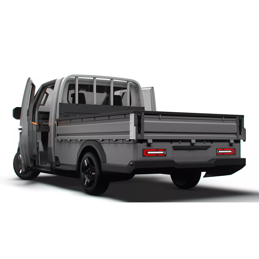 KIA PV5 Chassis OpenBed 3D Model – High Poly Vehicle Asset, FBX - View 4