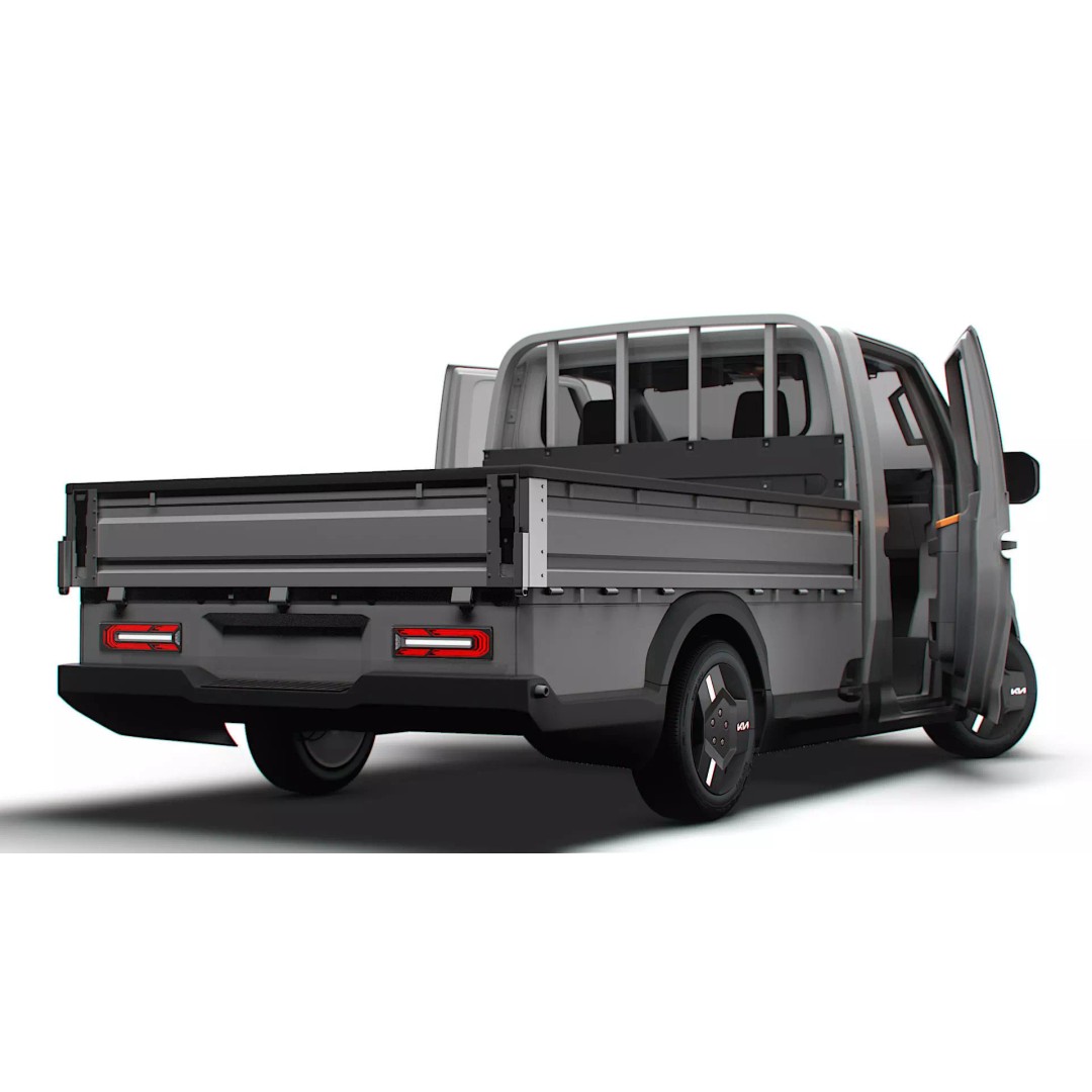 KIA PV5 Chassis OpenBed 3D Model – High Poly Vehicle Asset, FBX - View 6
