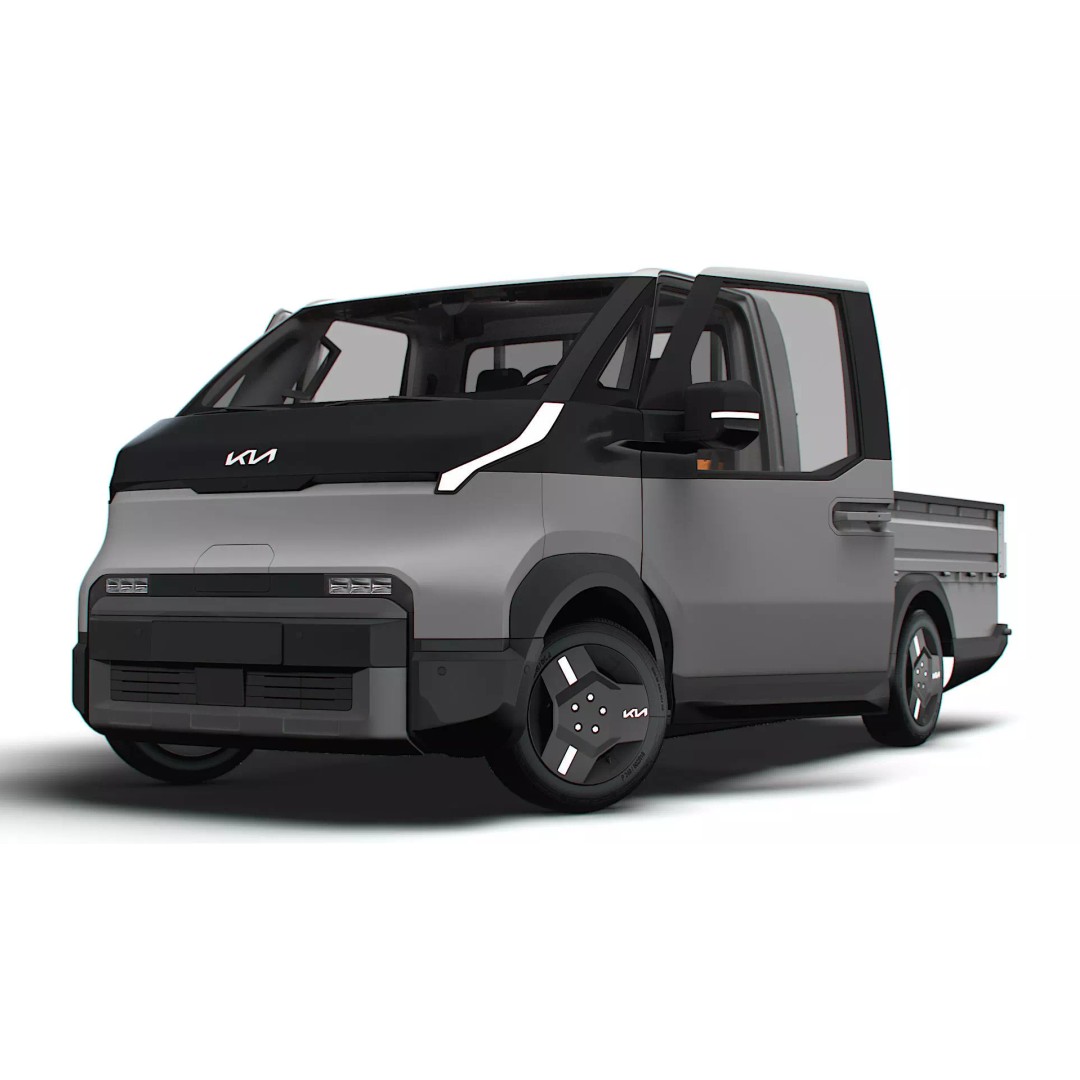 KIA PV5 Chassis OpenBed 3D Model – High Poly Vehicle Asset, FBX - View 9