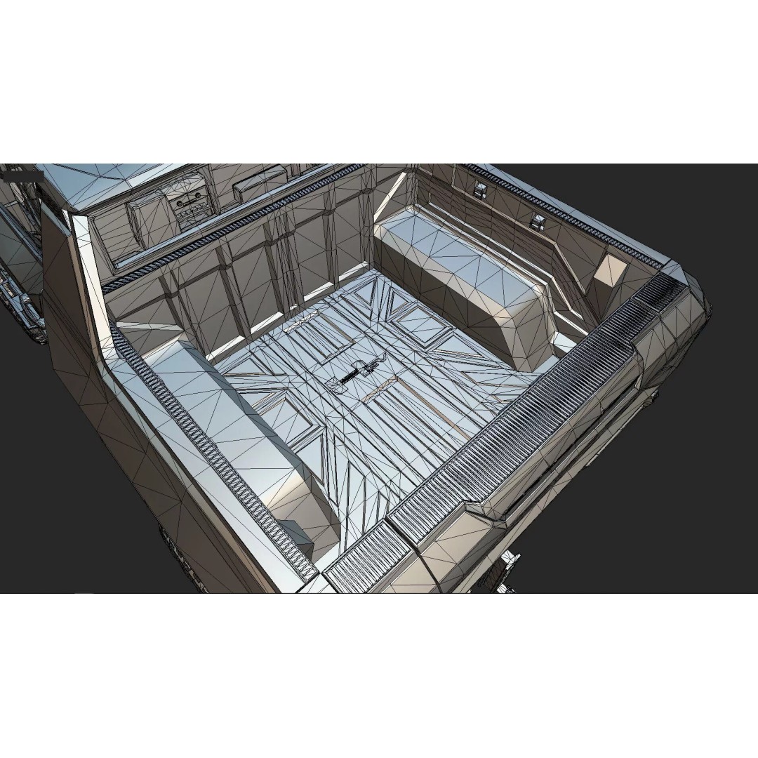 Hummer EV 3D Model – Lifted Monster Truck, Game Ready, Blender - View 31