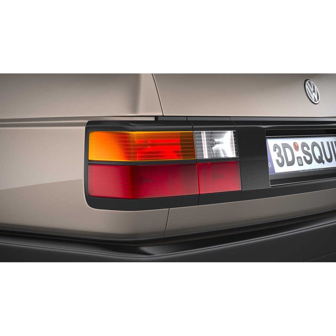 Volkswagen Passat B3 Sedan 3D Model – High Poly Classic Car, FBX, OBJ - View 18