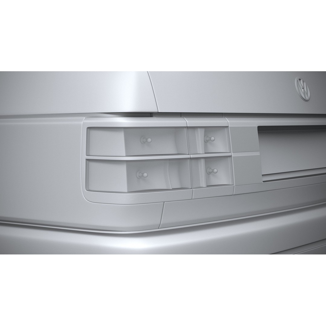 Volkswagen Passat B3 Sedan 3D Model – High Poly Classic Car, FBX, OBJ - View 27