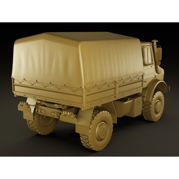 Mercedes Unimog U5000 3D Model – Detailed Utility Truck, FBX/OBJ - View 16