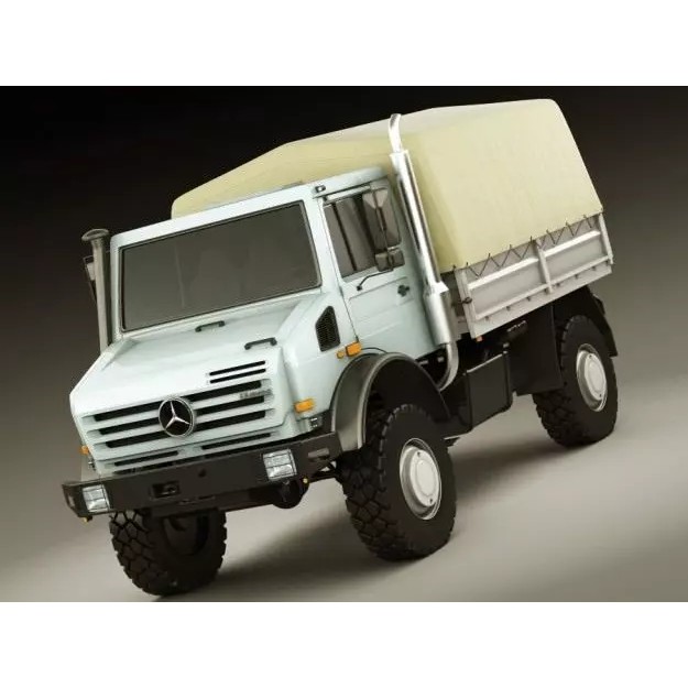 Mercedes Unimog U5000 3D Model – Detailed Utility Truck, FBX/OBJ - View 2