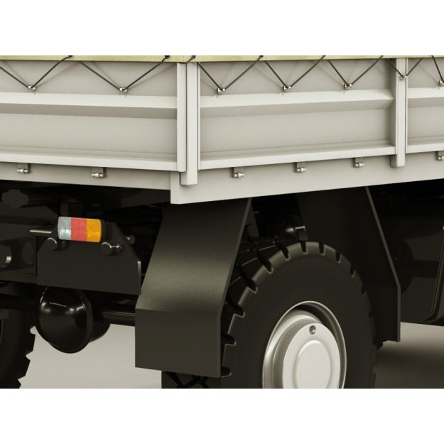 Mercedes Unimog U5000 3D Model – Detailed Utility Truck, FBX/OBJ - View 5