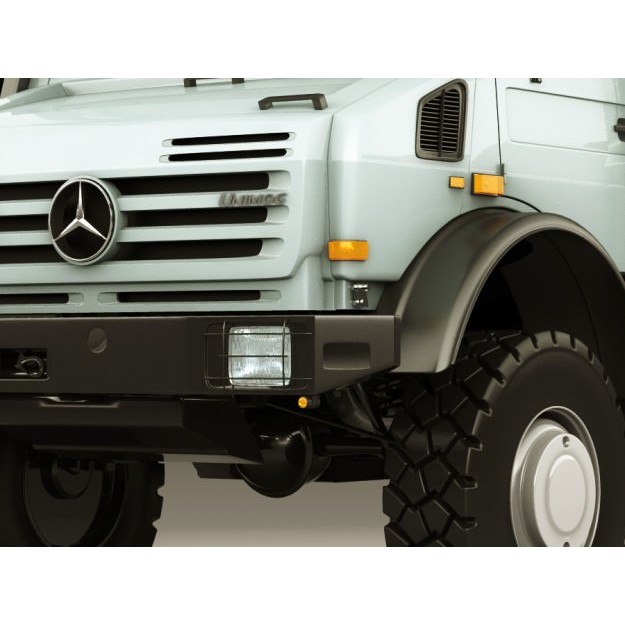 Mercedes Unimog U5000 3D Model – Detailed Utility Truck, FBX/OBJ - View 6