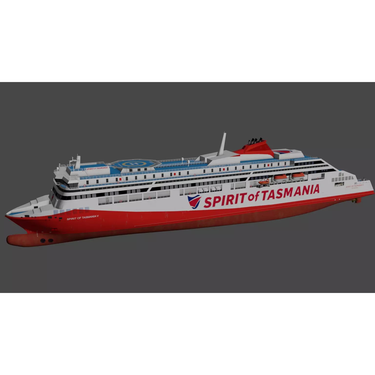 Spirit of Tasmania V - Low-Poly 3D Model - View 14