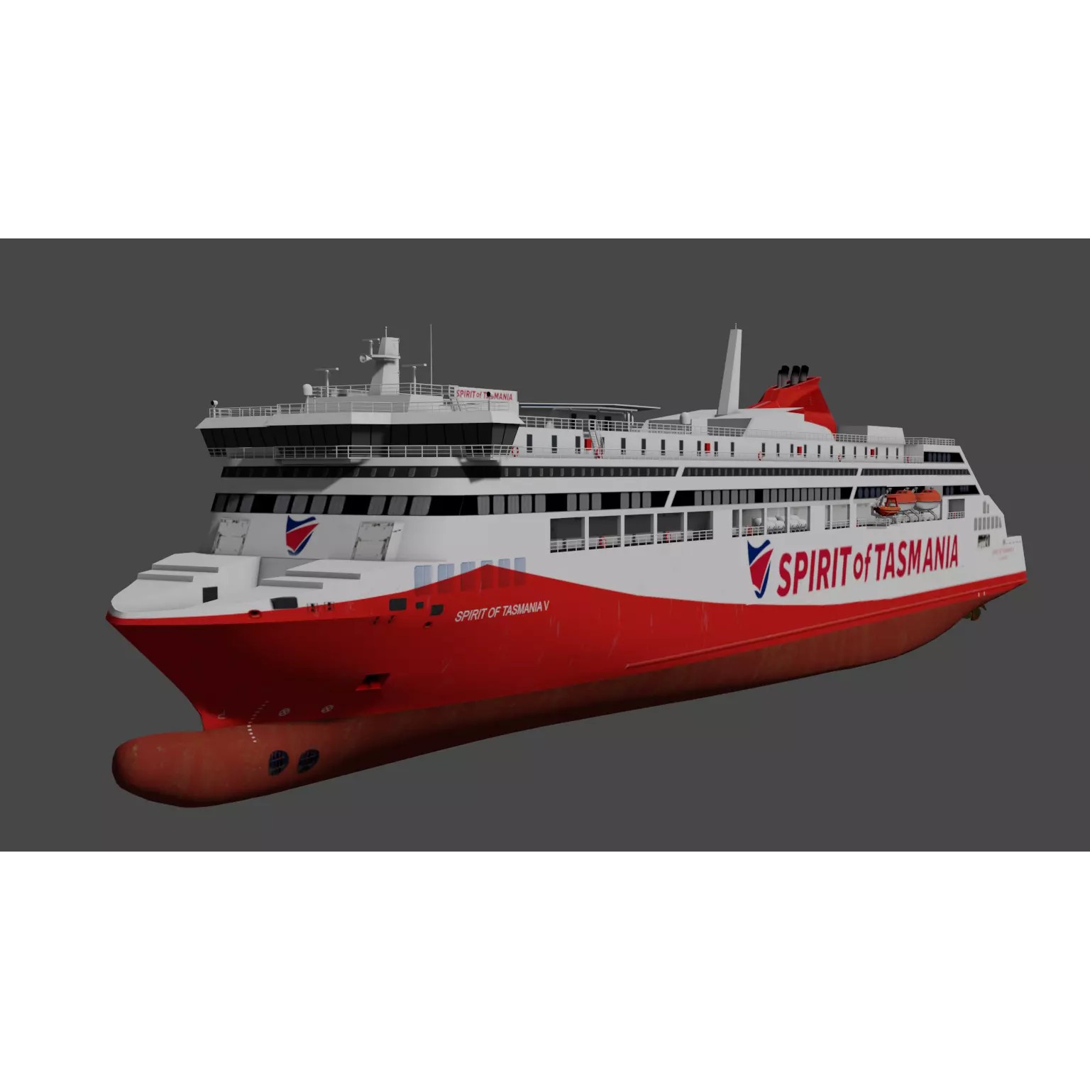 Spirit of Tasmania V - Low-Poly 3D Model - View 3